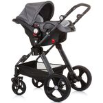 Jucarii, Copii si Bebe - Carucioare si articole de transport - Carucioare - Carucioare 3 in 1 - Carucior Chipolino Havana 3 in 1 silver grey - Infinity.ro