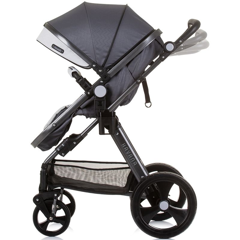 Jucarii, Copii si Bebe - Carucioare si articole de transport - Carucioare - Carucioare 3 in 1 - Carucior Chipolino Havana 3 in 1 silver grey - Infinity.ro