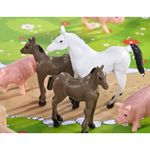 Jucarii, Copii si Bebe - Jucarii si jocuri - Jucarii & jocuri educative - Jucarii interactive - Ferma din lemn Eichhorn 39x36x14 cm cu accesorii - Infinity.ro