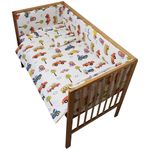 Casa si Gradina - Textile si covoare - Lenjerii de pat - Lenjerii copii - Lenjerie patut Hubners Trafic 5 piese multicolor - Infinity.ro