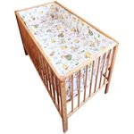 Casa si Gradina - Mobilier - Mobilier copii - Patuturi copii - Lenjerie patut Hubners Buburuza 5 piese alb - Infinity.ro