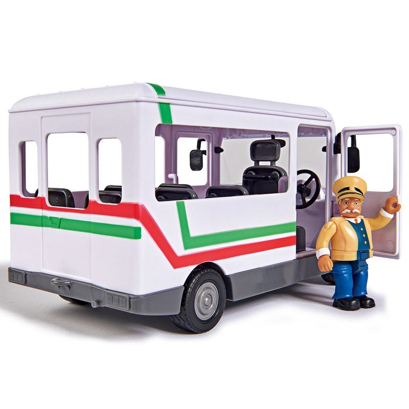 Jucarii, Copii si Bebe - Jucarii si jocuri - Jucarii bebelusi - Jucarii de tras/impins - Autobuz Simba Fireman Sam Trevors Bus cu figurina si accesorii - Infinity.ro