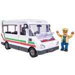 Jucarii, Copii si Bebe - Jucarii si jocuri - Jucarii bebelusi - Jucarii de tras/impins - Autobuz Simba Fireman Sam Trevors Bus cu figurina si accesorii - Infinity.ro
