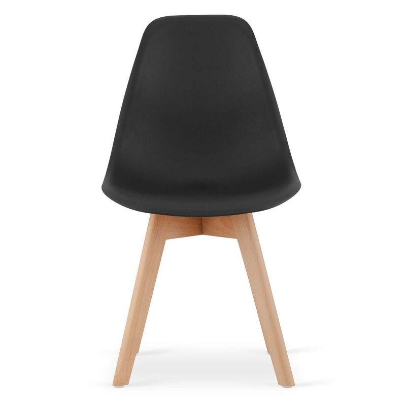 Casa si Gradina - Mobilier - Scaune si fotolii - Scaune - Scaun bucatarie/living, Mercaton, Kito, PP, lemn, negru si natur, 46x54.5x80 cm - Infinity.ro