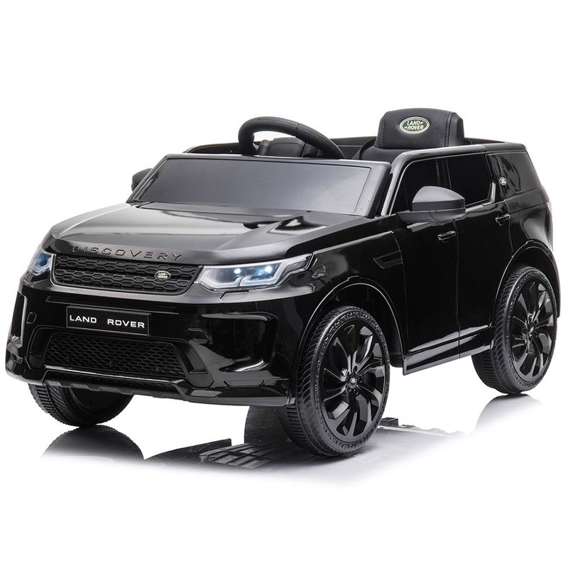 Jucarii, Copii si Bebe - Jucarii si jocuri - Jucarii de exterior - Masinute si vehicule pentru copii - Masinuta electrica Chipolino SUV Land Rover Discovery cu scaun din piele si roti EVA black - Infinity.ro