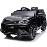 Jucarii, Copii si Bebe - Jucarii si jocuri - Jucarii de exterior - Masinute si vehicule pentru copii - Masinuta electrica Chipolino SUV Land Rover Discovery cu scaun din piele si roti EVA black - Infinity.ro