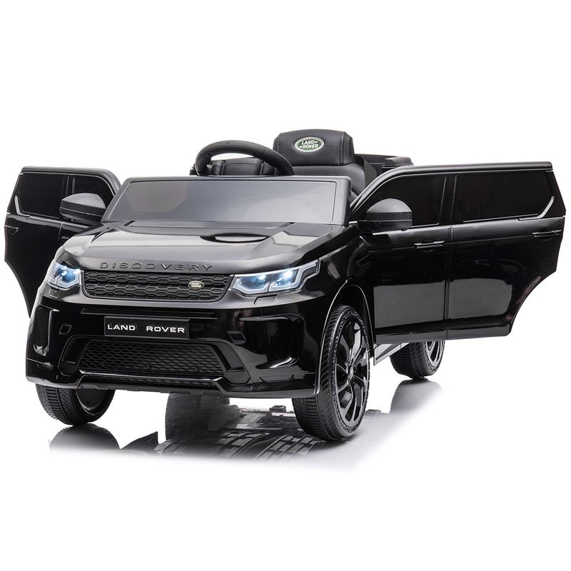 Jucarii, Copii si Bebe - Jucarii si jocuri - Jucarii de exterior - Masinute si vehicule pentru copii - Masinuta electrica Chipolino SUV Land Rover Discovery cu scaun din piele si roti EVA black - Infinity.ro