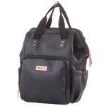 Jucarii, Copii si Bebe - Maternitate - Genti bebelusi - Gentuta de infasat Chipolino black leather - Infinity.ro