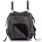 Jucarii, Copii si Bebe - Maternitate - Genti bebelusi - Gentuta de infasat Chipolino black leather - Infinity.ro
