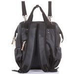 Jucarii, Copii si Bebe - Maternitate - Genti bebelusi - Gentuta de infasat Chipolino black leather - Infinity.ro