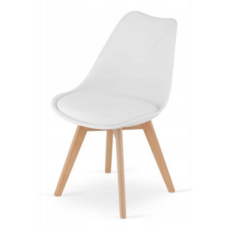 Casa si Gradina - Mobilier - Scaune si fotolii - Scaune - Scaun bucatarie/living, Mercaton, Mark, PP, lemn, alb, 49x43x82 cm - Infinity.ro