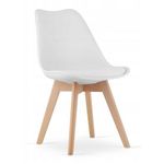 Casa si Gradina - Mobilier - Scaune si fotolii - Scaune - Scaun bucatarie/living, Mercaton, Mark, PP, lemn, alb, 49x43x82 cm - Infinity.ro