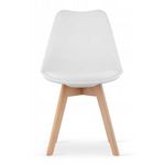 Casa si Gradina - Mobilier - Scaune si fotolii - Scaune - Scaun bucatarie/living, Mercaton, Mark, PP, lemn, alb, 49x43x82 cm - Infinity.ro