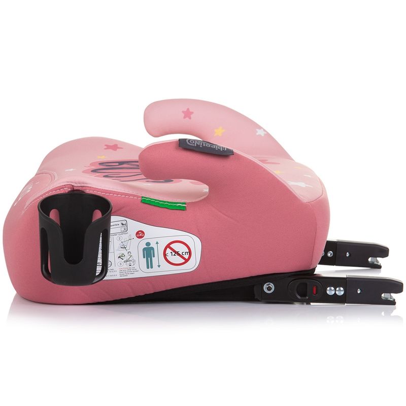 Jucarii, Copii si Bebe - Carucioare si articole de transport - Scaune auto copii - Inaltator auto Chipolino Wing I-Size 125-150 cm pink mini boss cu sistem Isofix - Infinity.ro