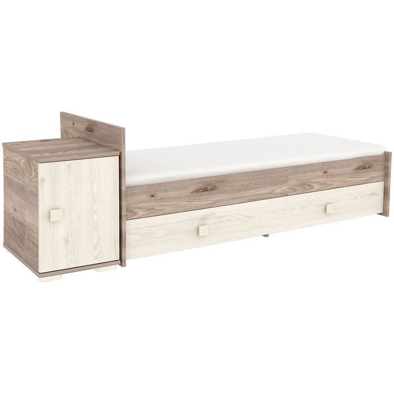 Casa si Gradina - Mobilier - Mobilier copii - Patuturi copii - Patut copii transformabil din lemn cu 5 sertare Hubners Sofia Multi Kombi 120x70 cm crem nisip - Infinity.ro