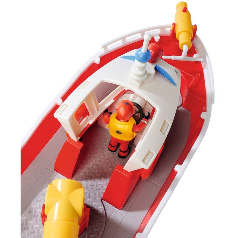 Jucarii, Copii si Bebe - Jucarii si jocuri - Figurine - Barca Simba Fireman Sam Titan Fireboat 32 cm cu figurina si accesorii - Infinity.ro
