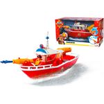 Jucarii, Copii si Bebe - Jucarii si jocuri - Figurine - Barca Simba Fireman Sam Titan Fireboat 32 cm cu figurina si accesorii - Infinity.ro