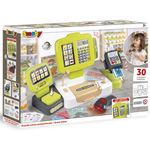 Jucarii, Copii si Bebe - Jucarii si jocuri - Jucarii de rol - Set joaca supermarket - Jucarie Smoby Casa de marcat Large Cash Register verde - Infinity.ro