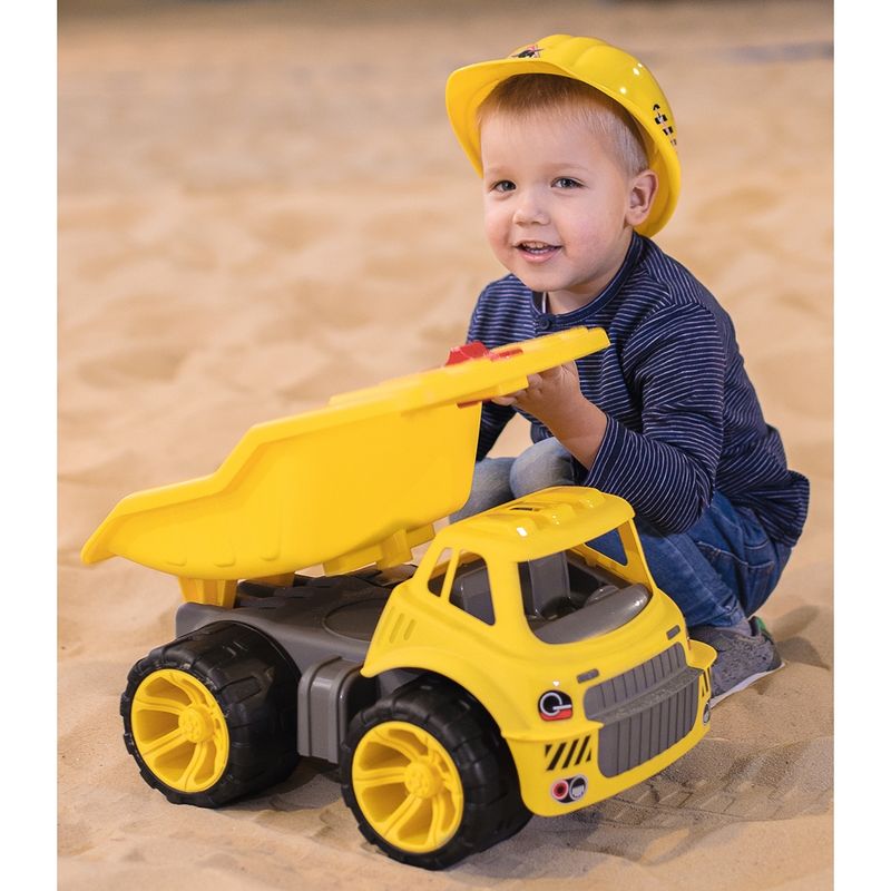 Jucarii, Copii si Bebe - Jucarii si jocuri - Jucarii bebelusi - Jucarii de tras/impins - Camion basculant Big Power Worker Maxi Truck - Infinity.ro