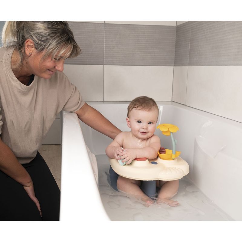 Jucarii, Copii si Bebe - Igiena si ingrijire - Baia bebelusului - Olite si reductoare WC - Scaun de baie Smoby Baby Bath Time albastru - Infinity.ro