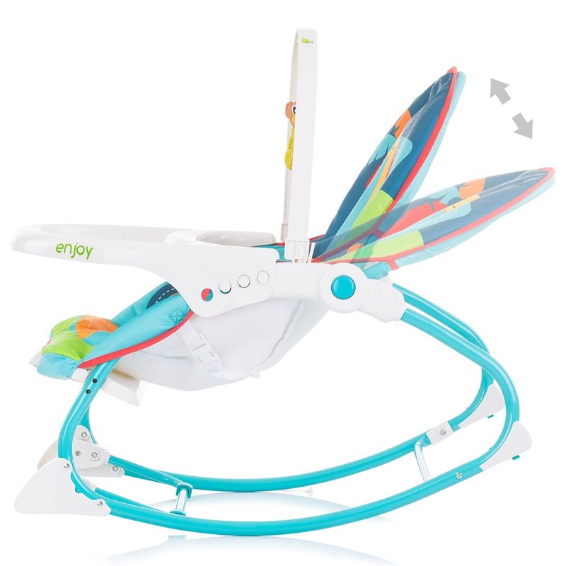 Casa si Gradina - Mobilier - Mobilier copii - Balansoare, leagane si hamace - Scaunel balansoar Chipolino Enjoy blue - Infinity.ro