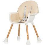 Jucarii, Copii si Bebe - Hrana si alaptare - Scaune de masa bebe - Scaun de masa Chipolino Rio 2 in 1 sand - Infinity.ro