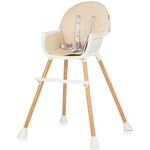 Jucarii, Copii si Bebe - Hrana si alaptare - Scaune de masa bebe - Scaun de masa Chipolino Rio 2 in 1 sand - Infinity.ro