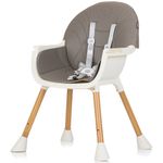 Jucarii, Copii si Bebe - Hrana si alaptare - Scaune de masa bebe - Scaun de masa Chipolino Rio 2 in 1 graphite - Infinity.ro
