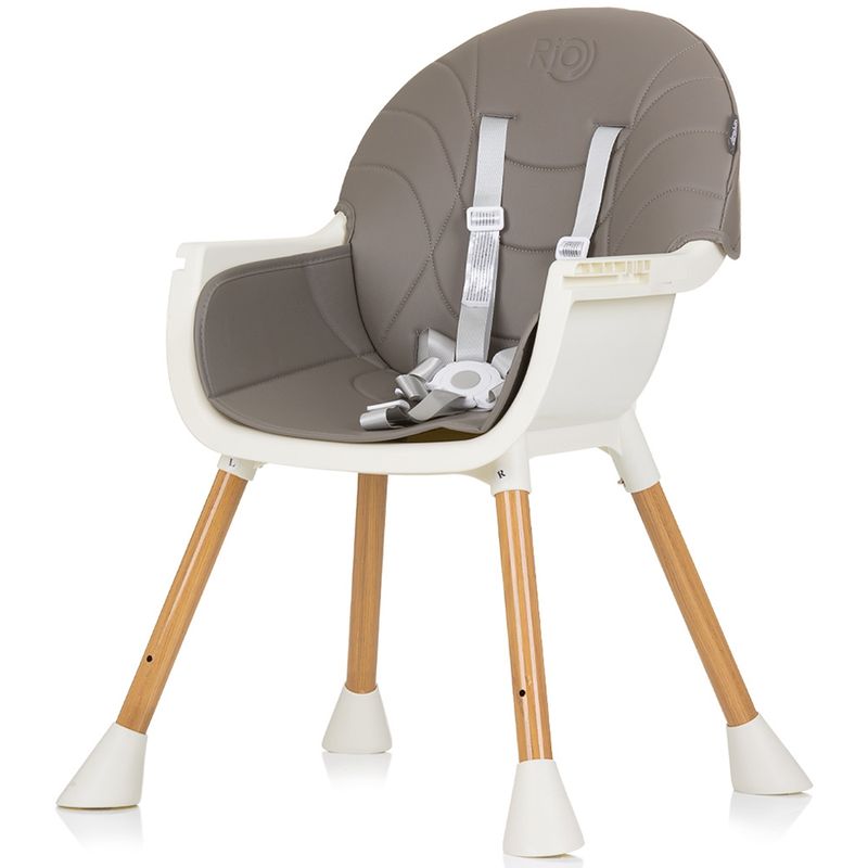 Jucarii, Copii si Bebe - Hrana si alaptare - Scaune de masa bebe - Scaun de masa Chipolino Rio 2 in 1 graphite - Infinity.ro