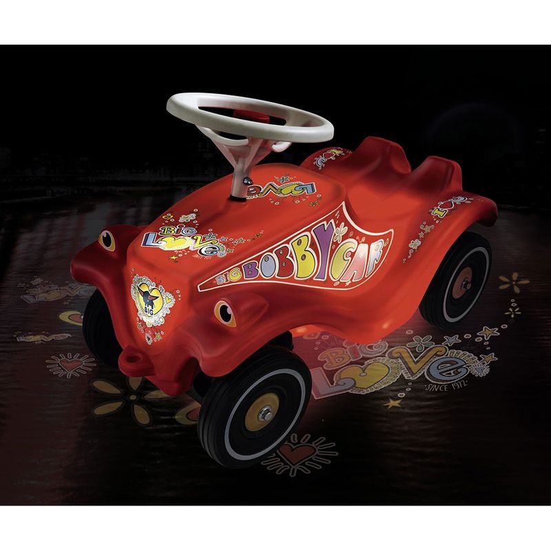 Jucarii, Copii si Bebe - Jucarii si jocuri - Jucarii bebelusi - Jucarii de tras/impins - Masinuta de impins Big Bobby Car Classic Lumi - Infinity.ro
