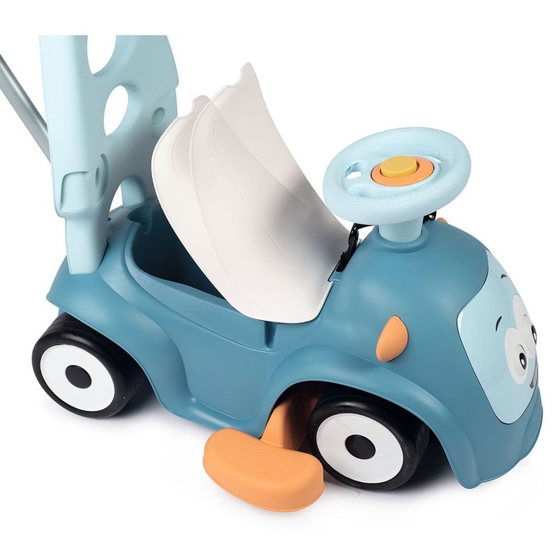 Jucarii, Copii si Bebe - Jucarii si jocuri - Jucarii bebelusi - Jucarii de tras/impins - Masinuta de impins Smoby Maestro blue - Infinity.ro