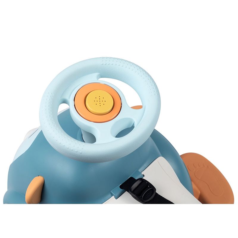 Jucarii, Copii si Bebe - Jucarii si jocuri - Jucarii bebelusi - Jucarii de tras/impins - Masinuta de impins Smoby Maestro blue - Infinity.ro