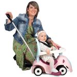Jucarii, Copii si Bebe - Jucarii si jocuri - Jucarii bebelusi - Jucarii de tras/impins - Masinuta de impins Smoby Maestro pink - Infinity.ro