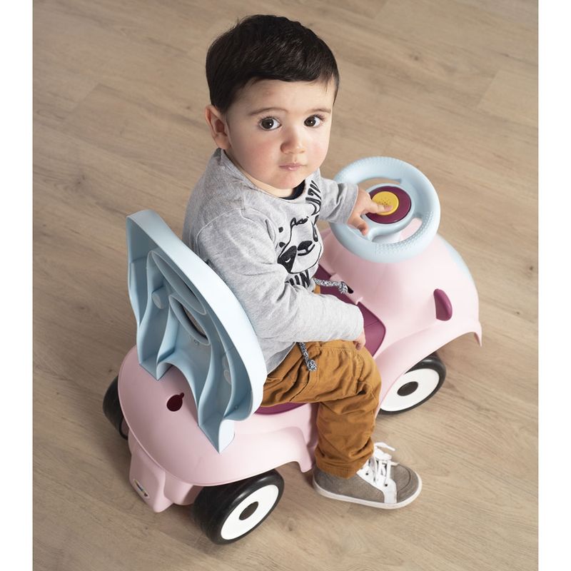 Jucarii, Copii si Bebe - Jucarii si jocuri - Jucarii bebelusi - Jucarii de tras/impins - Masinuta de impins Smoby Maestro pink - Infinity.ro