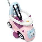 Jucarii, Copii si Bebe - Jucarii si jocuri - Jucarii bebelusi - Jucarii de tras/impins - Masinuta de impins Smoby Maestro pink - Infinity.ro