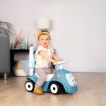Jucarii, Copii si Bebe - Jucarii si jocuri - Jucarii bebelusi - Jucarii de tras/impins - Masinuta de impins Smoby Maestro blue - Infinity.ro