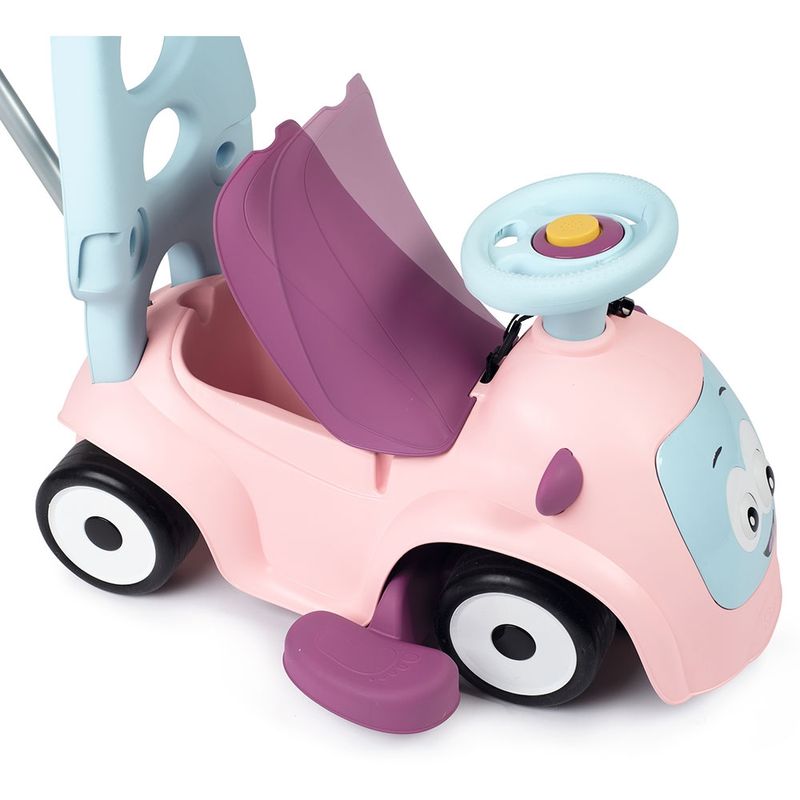 Jucarii, Copii si Bebe - Jucarii si jocuri - Jucarii bebelusi - Jucarii de tras/impins - Masinuta de impins Smoby Maestro pink - Infinity.ro