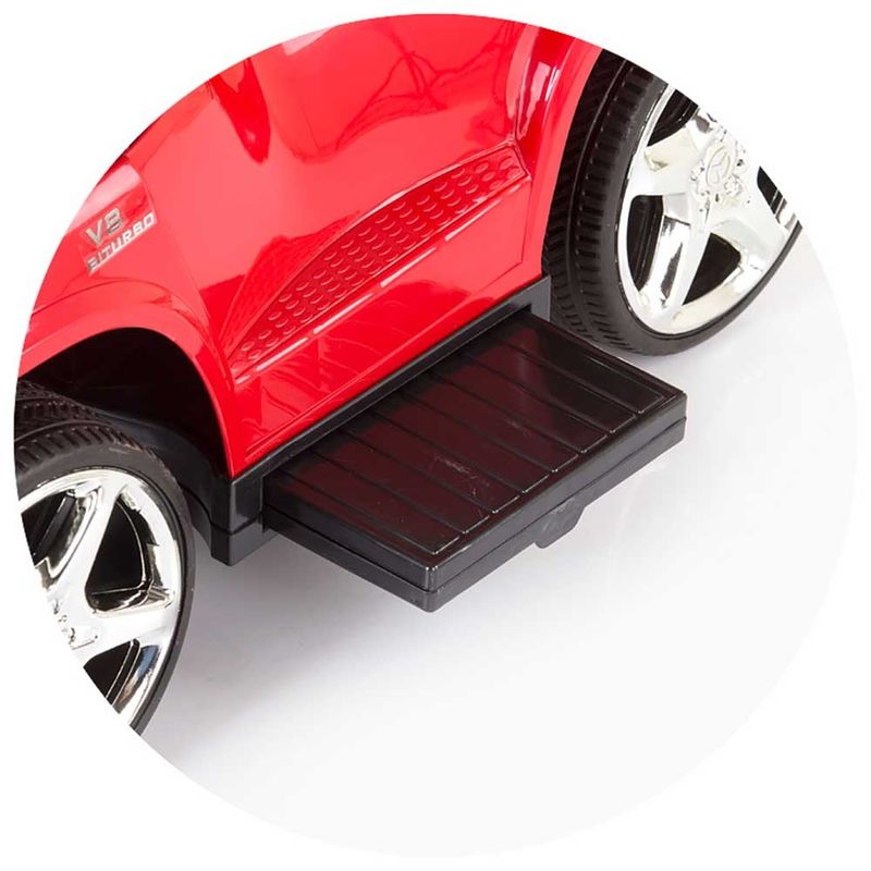 Jucarii, Copii si Bebe - Jucarii si jocuri - Jucarii bebelusi - Jucarii de tras/impins - Masinuta de impins cu copertina Chipolino Mercedes Benz GL63 AMG red - Infinity.ro