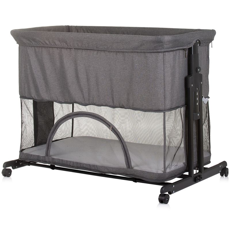 Casa si Gradina - Mobilier - Mobilier copii - Patuturi copii - Patut co-sleeper si tarc Chipolino Zen granite - Infinity.ro