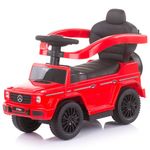 Jucarii, Copii si Bebe - Jucarii si jocuri - Jucarii bebelusi - Jucarii de tras/impins - Masinuta de impins Chipolino Mercedes G350 red cu maner si copertina - Infinity.ro