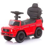 Jucarii, Copii si Bebe - Jucarii si jocuri - Jucarii bebelusi - Jucarii de tras/impins - Masinuta de impins Chipolino Mercedes G350 red cu maner si copertina - Infinity.ro