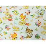 Casa si Gradina - Textile si covoare - Lenjerii de pat - Lenjerii copii - Lenjerie patut Hubners Vulpita 5 piese alb - Infinity.ro