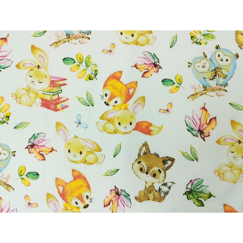 Casa si Gradina - Textile si covoare - Lenjerii de pat - Lenjerii copii - Lenjerie patut Hubners Vulpita 5 piese alb - Infinity.ro