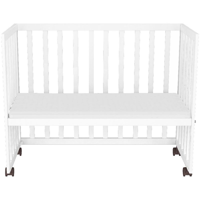 Casa si Gradina - Mobilier - Mobilier copii - Patuturi copii - Patut copii din lemn co-sleeper Hubners Matei 94x46 cm alb - Infinity.ro