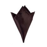 Fashion, accesorii si bijuterii - Barbati - Accesorii barbati - Cravate si papioane barbati - Batista de buzunar pentru sacou, cu aspect matasos, 21 x 21 cm, Brown - Infinity.ro