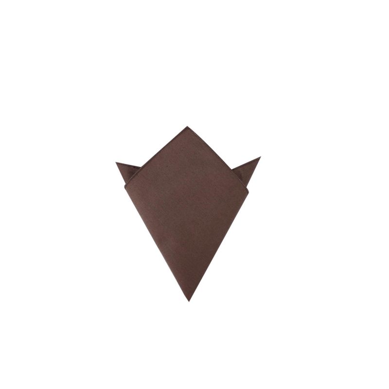 Fashion, accesorii si bijuterii - Barbati - Accesorii barbati - Cravate si papioane barbati - Batista de buzunar pentru sacou, cu aspect matasos, 21 x 21 cm, Brown - Infinity.ro