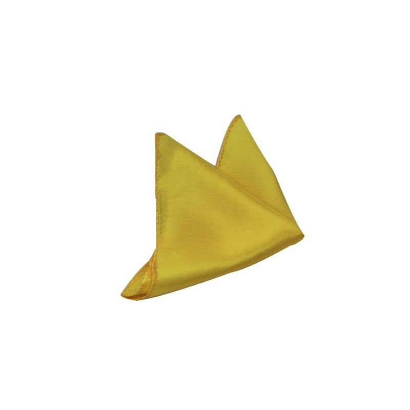 Fashion, accesorii si bijuterii - Barbati - Accesorii barbati - Cravate si papioane barbati - Batista de buzunar pentru sacou, cu aspect matasos, 21 x 21 cm, Light Yellow - Infinity.ro