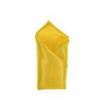 Fashion, accesorii si bijuterii - Barbati - Accesorii barbati - Cravate si papioane barbati - Batista de buzunar pentru sacou, cu aspect matasos, 21 x 21 cm, Light Yellow - Infinity.ro