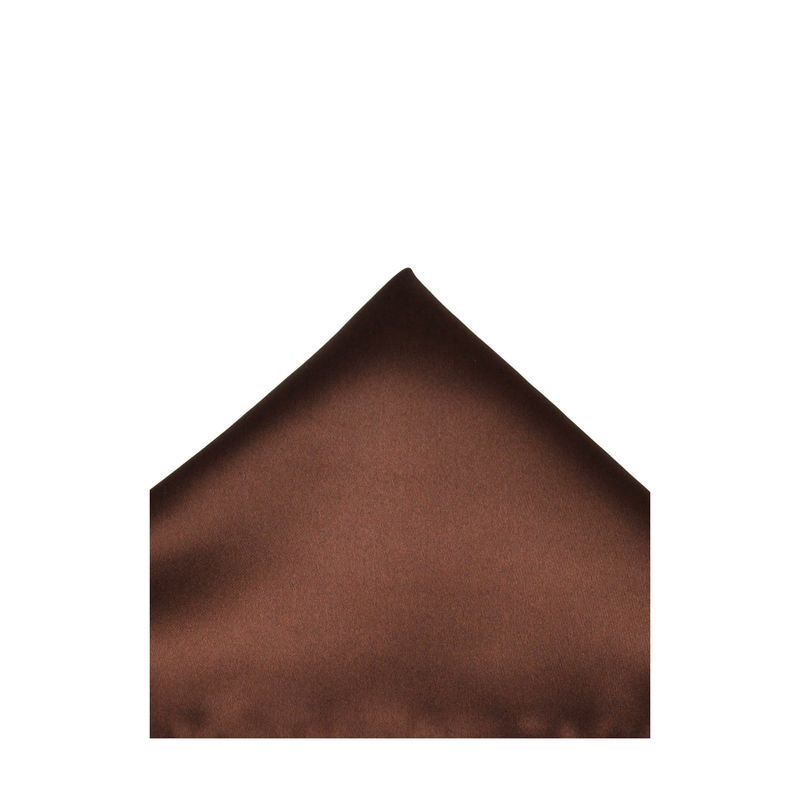 Fashion, accesorii si bijuterii - Barbati - Accesorii barbati - Cravate si papioane barbati - Batista de buzunar pentru sacou, cu aspect matasos, 21 x 21 cm, Brown - Infinity.ro