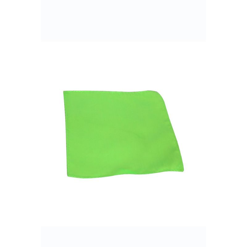 Fashion, accesorii si bijuterii - Barbati - Accesorii barbati - Cravate si papioane barbati - Batista de buzunar pentru sacou, cu aspect matasos, 21 x 21 cm, Lime Green - Infinity.ro